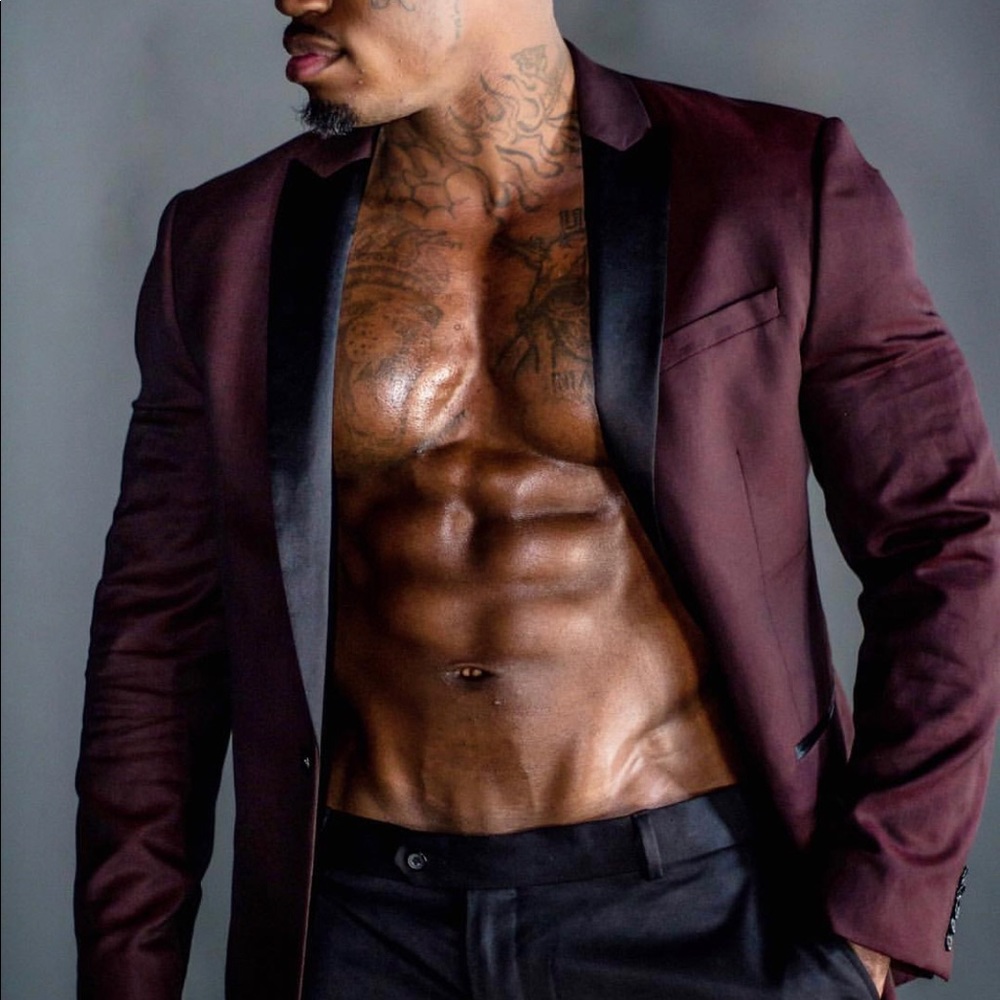 Burgundy Suite Jacket